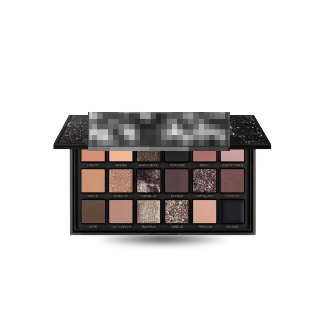 Paleta de sombras de mujer